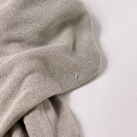 J Jill Wearever Collection Lightweight Button Up Beige 3/4 Sleeve Cardigan Sz XS - Picture 8 of 8